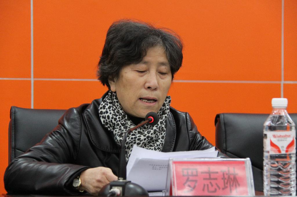 贵州省教育厅副厅级督学、特级教师罗志琳老师作指导讲话